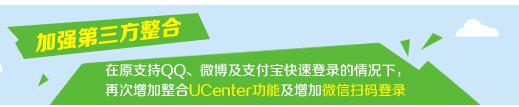 會員系統(tǒng)大更新 V3.6 支持整合Ucenter接口啦