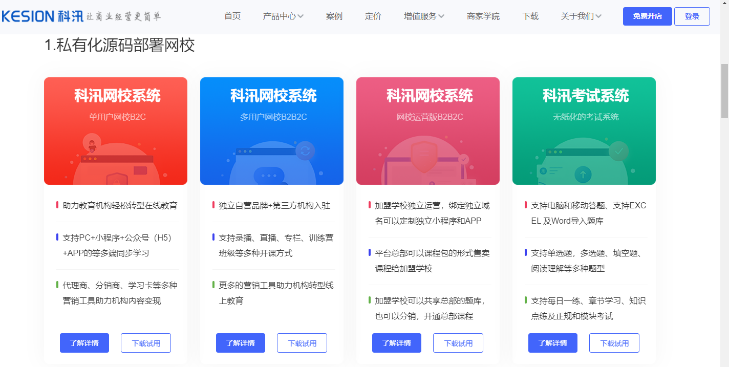 科汛云開店助力教育行業(yè)數(shù)字化轉(zhuǎn)型
